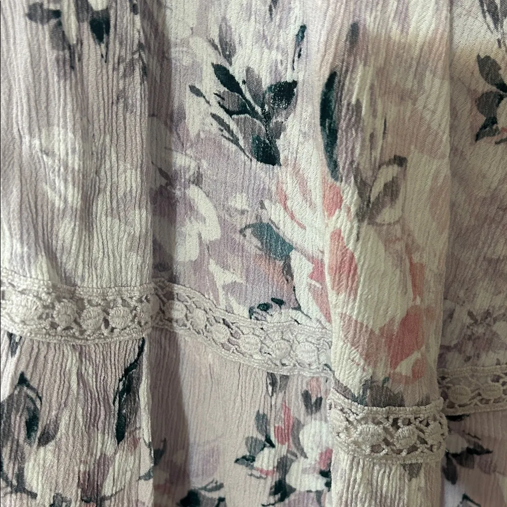 ❤️ 3/$15 American Rag Cie Floral Button-Down Women's Dress - Image 4