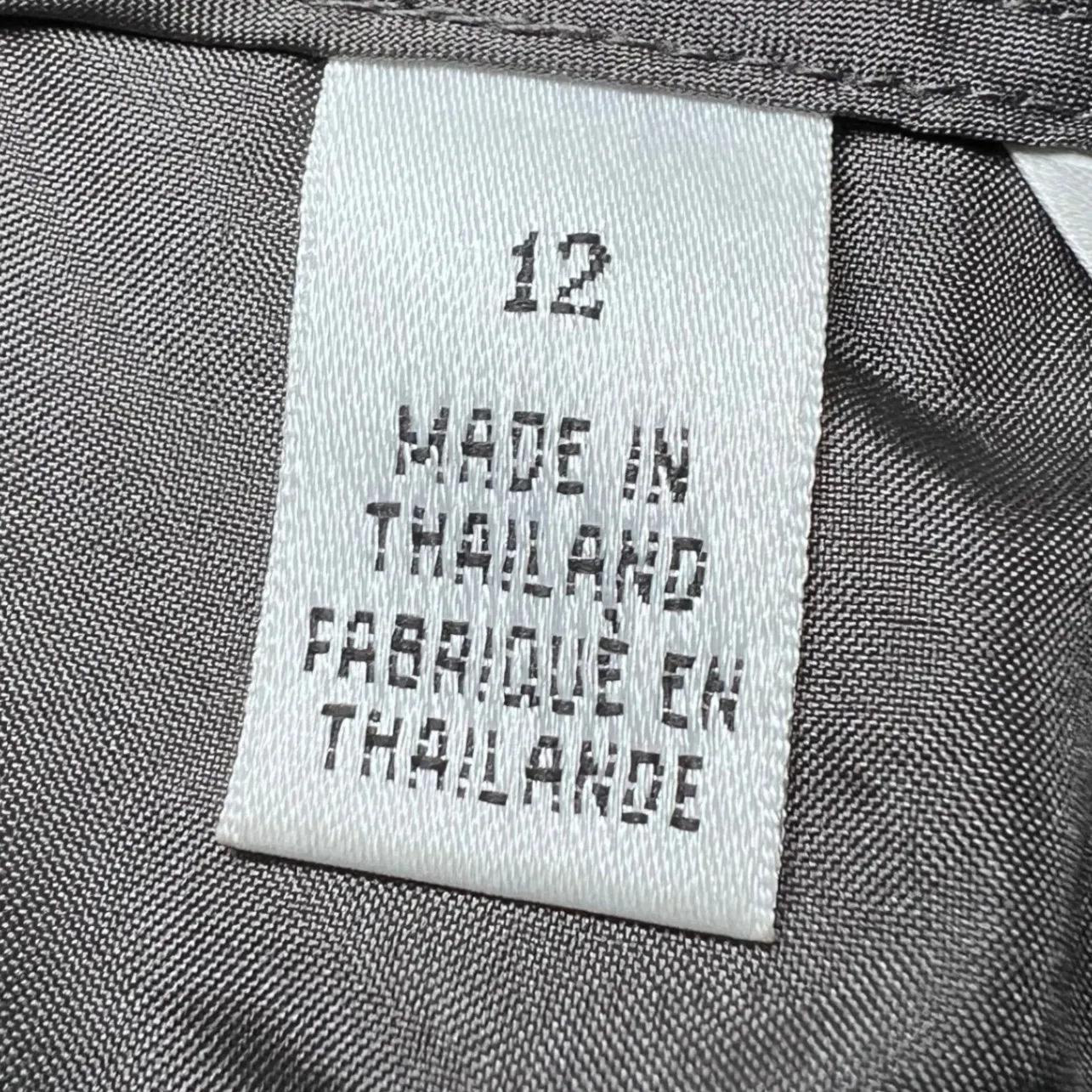 Talbots Tweed Pleated Dress Pants Womens 12 Grey Wool Silk Business Pleated - Image 6