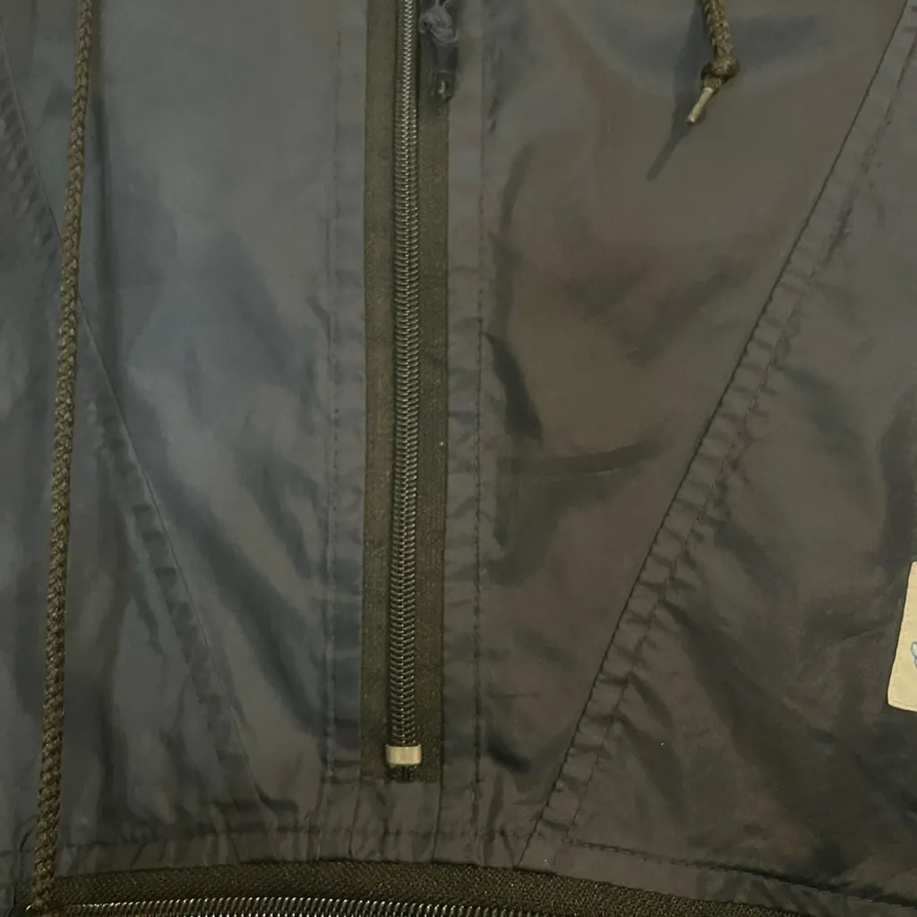 Authentic Vintage Mickey Mouse Walt Disney Work Packable Wind/Rain Jacket w/Hood - Image 4