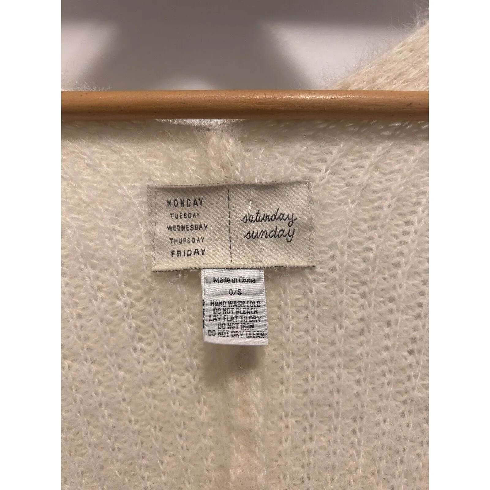 Anthropologie Saturday Sunday Sweater One Size Open Cardigan Shrug Poncho Cozy - Image 3