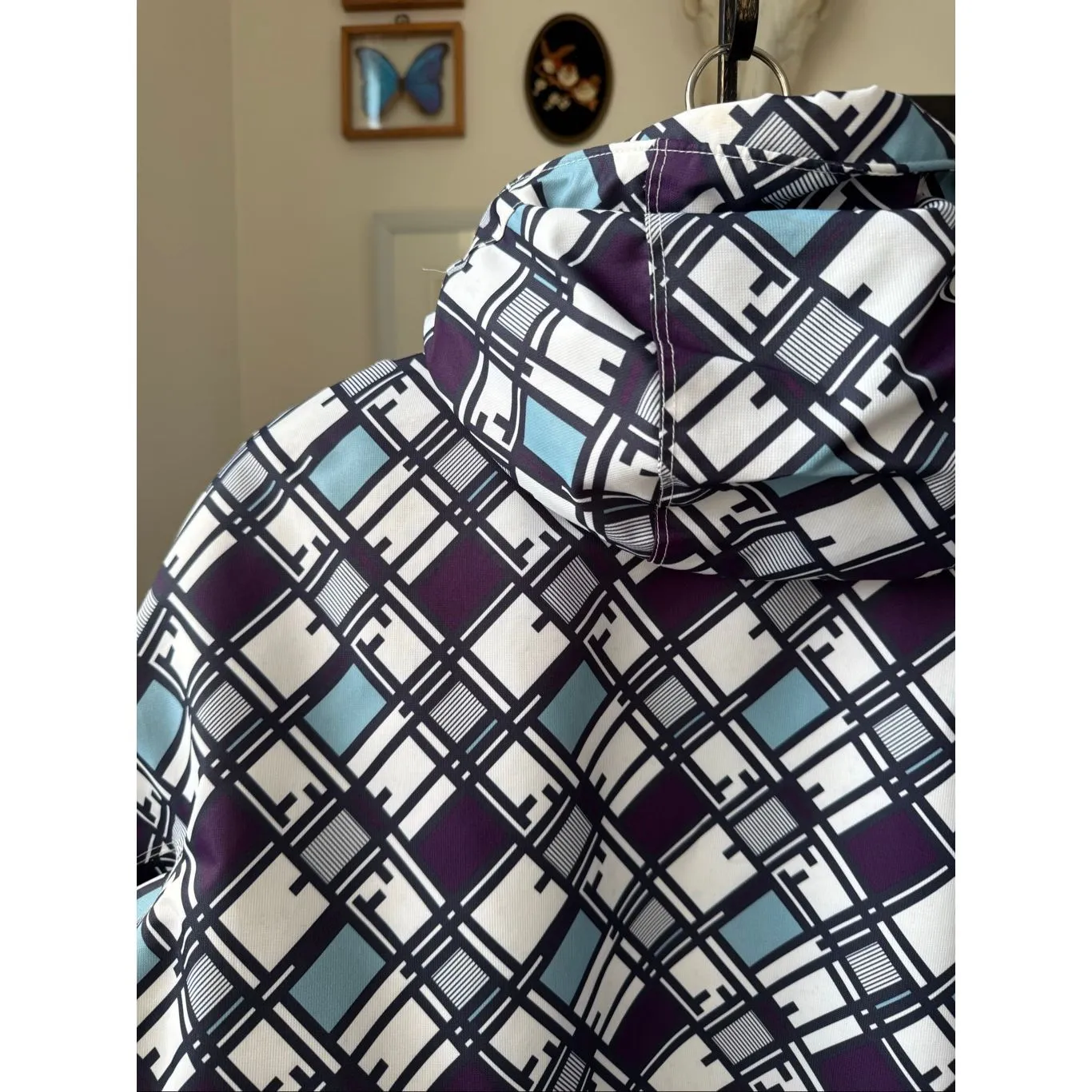 Core Powder Room Women’s Ski Snowboard Jacket Coat Purple Turquoise XL - Image 8