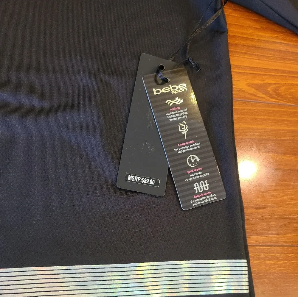 Bebe Sports Long Sleeve Hoodie Large - Image 7