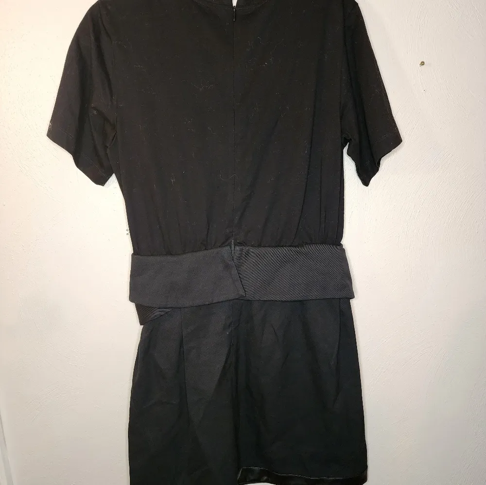 NWT 3.1 PHILLIP LIM Cotton jersey-paneled gabardine mini dress - Image 5