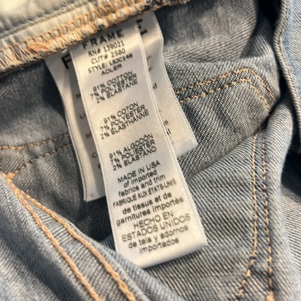 Frame Denim Le Skinny De Jeanne Crop Jeans 25 EUC - Image 5