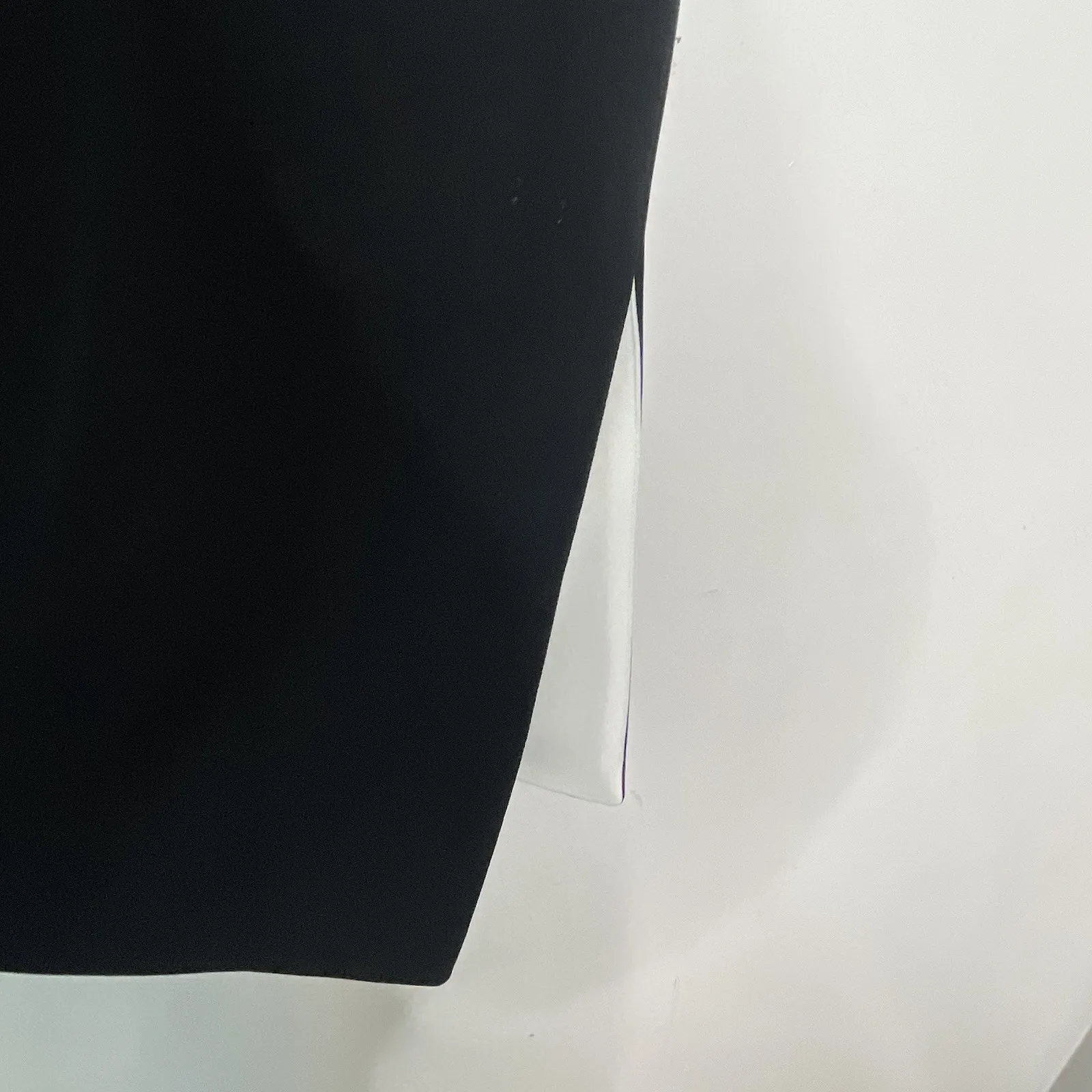 Oscar De La Renta Skirt Black Slit Office Career Classic Pencil 10‎ - Image 2