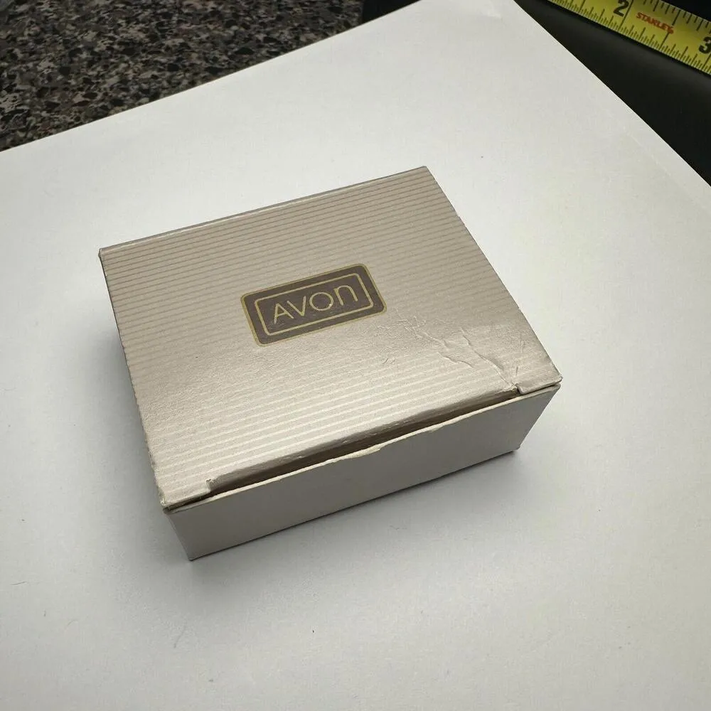 Avon Mobile Play Circles Gold Tone Dangle Drop Pierced Earrings NWT In Box - Image 3