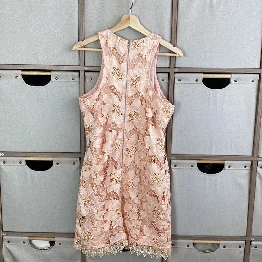 Lovers & friends peach lace mini dress - Image 6