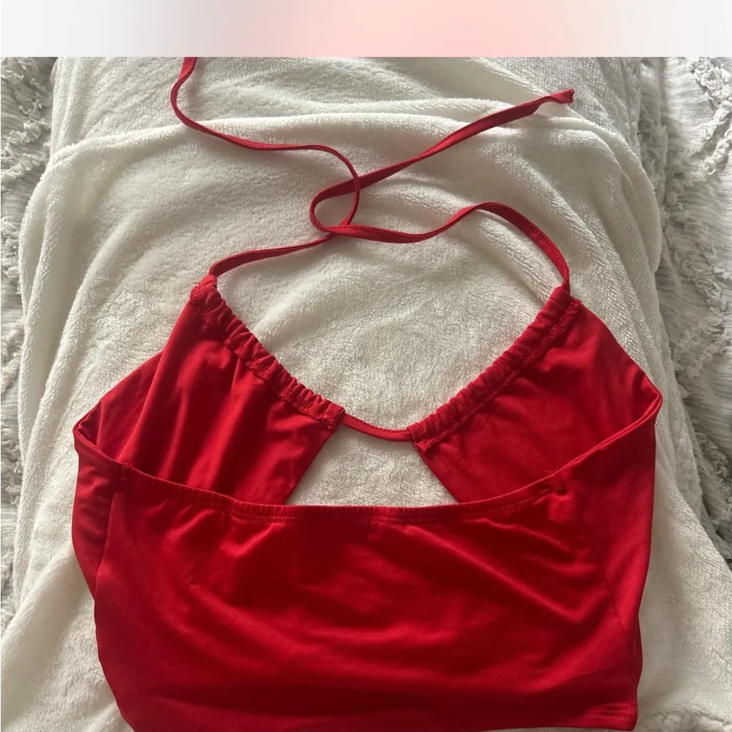 Adika Torch Cut-Out Halter Top - Image 3