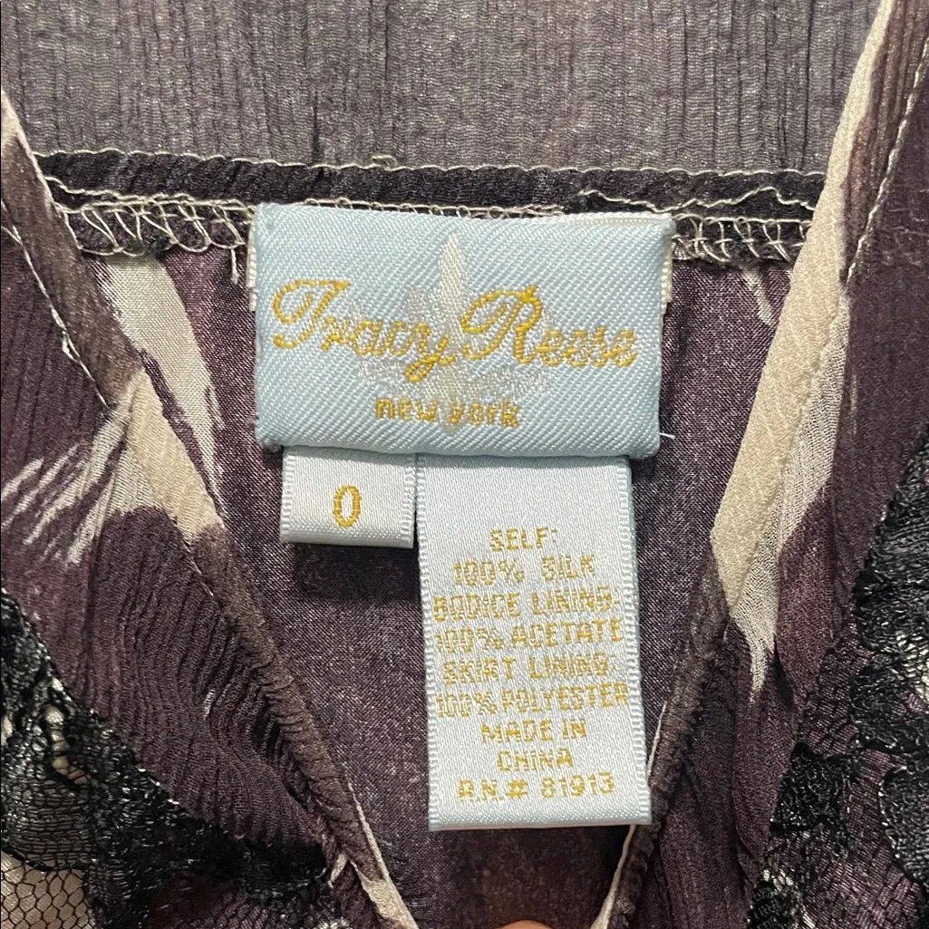 Tracy Reese Elegant Black and Cream Women's Dress - Image 4