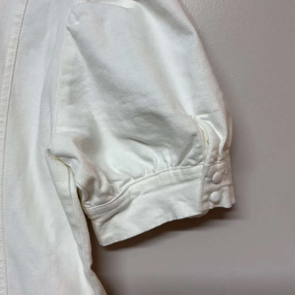 Hyacinth House White Stretch‎ Denim Juniper Mini Dress Sz L NWT Tuckernuck Size L - Image 6