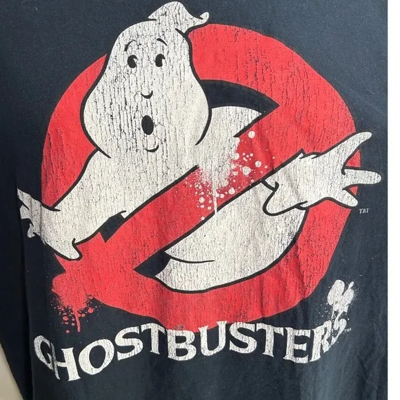 Ghostbusters Movie Unisex XL Black Graphic T - Image 2