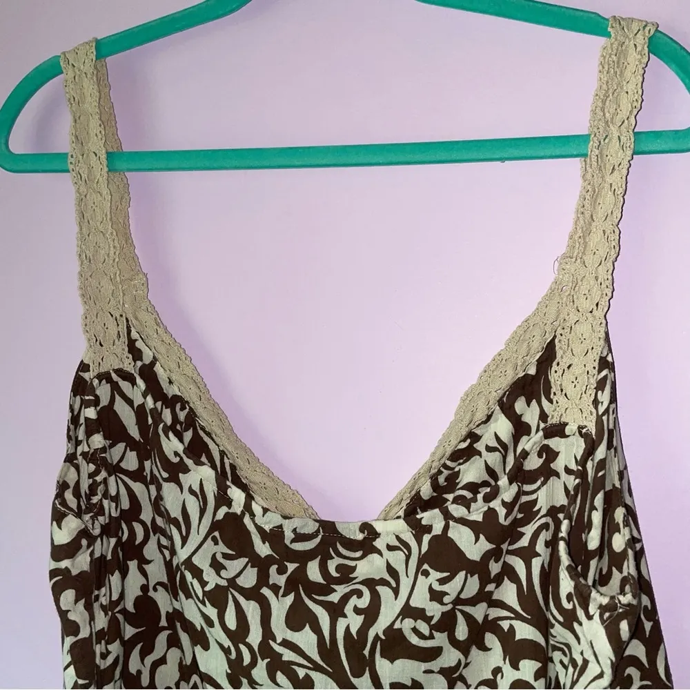 Ana Size 1X Babydoll Tank Top Crochet Boho Whimsical Fairy Cottage - Image 7