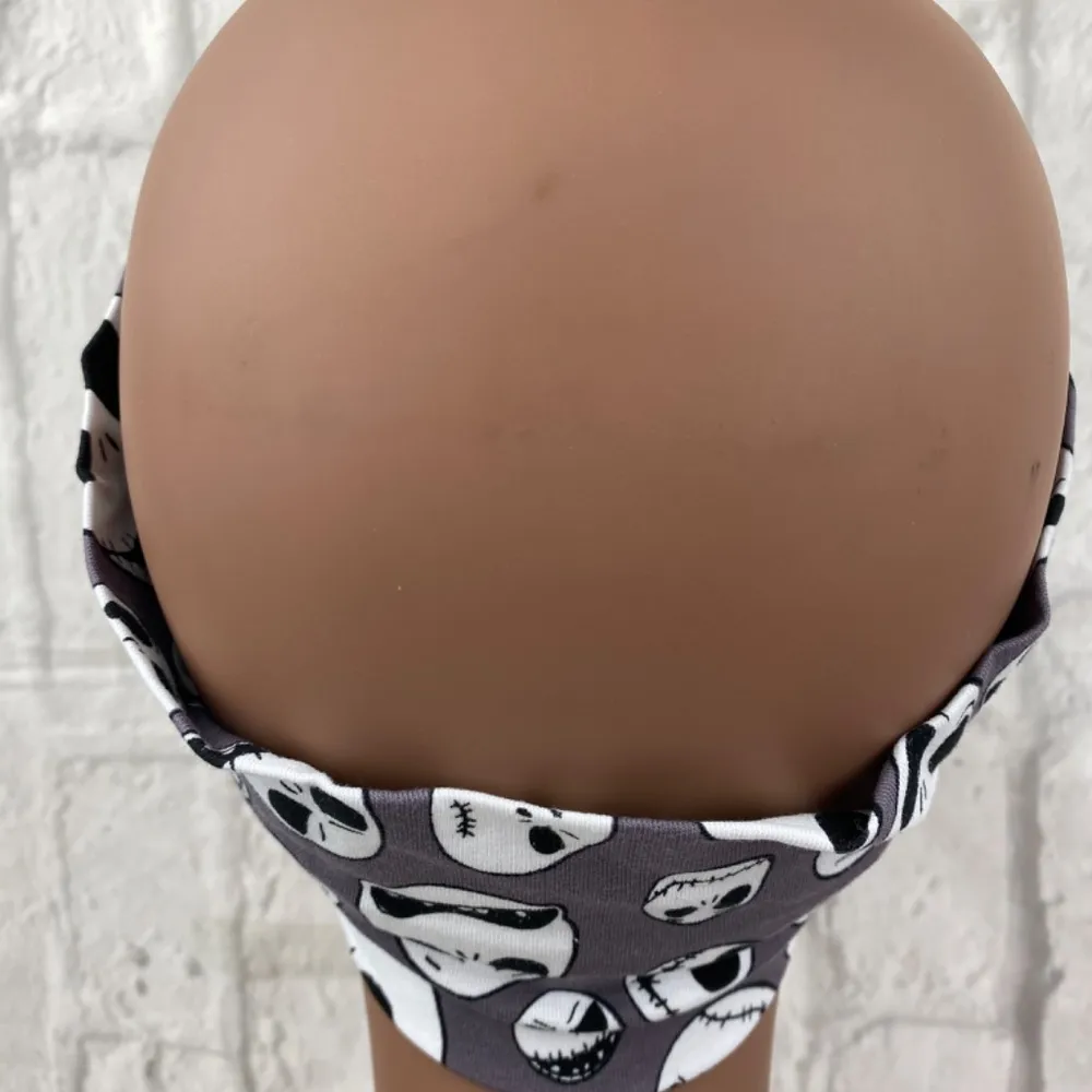 Jack Skellington Extra Wide Slide StretchHeadband - Image 3