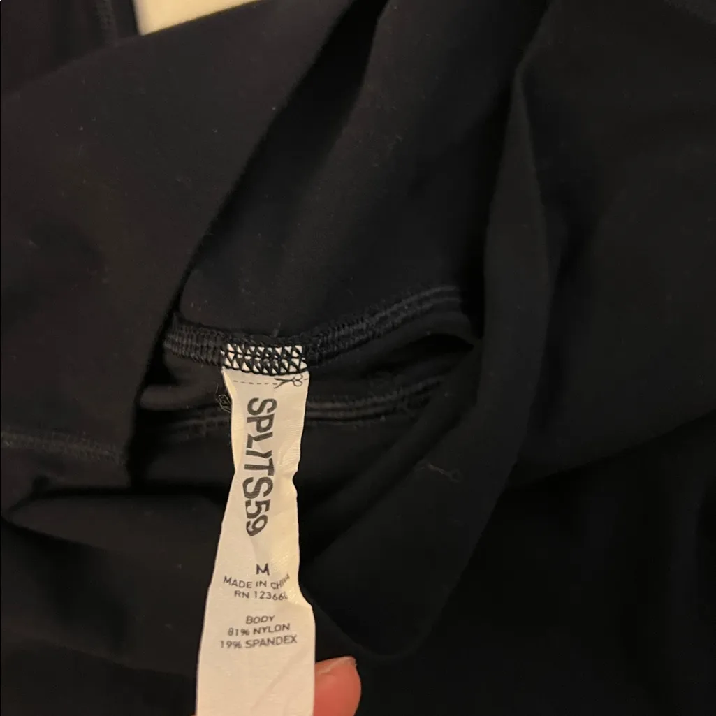 Splits59 Ella High Waist Airweight 7/8 Leggings Indigo Blue / Pirate Red M $128 - Image 6