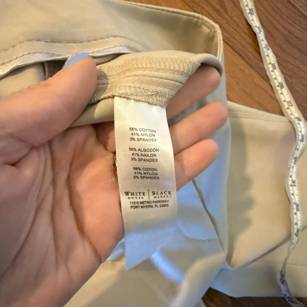 White House Black Market NWT Perfect form chino crop pant size 6 - Image 11