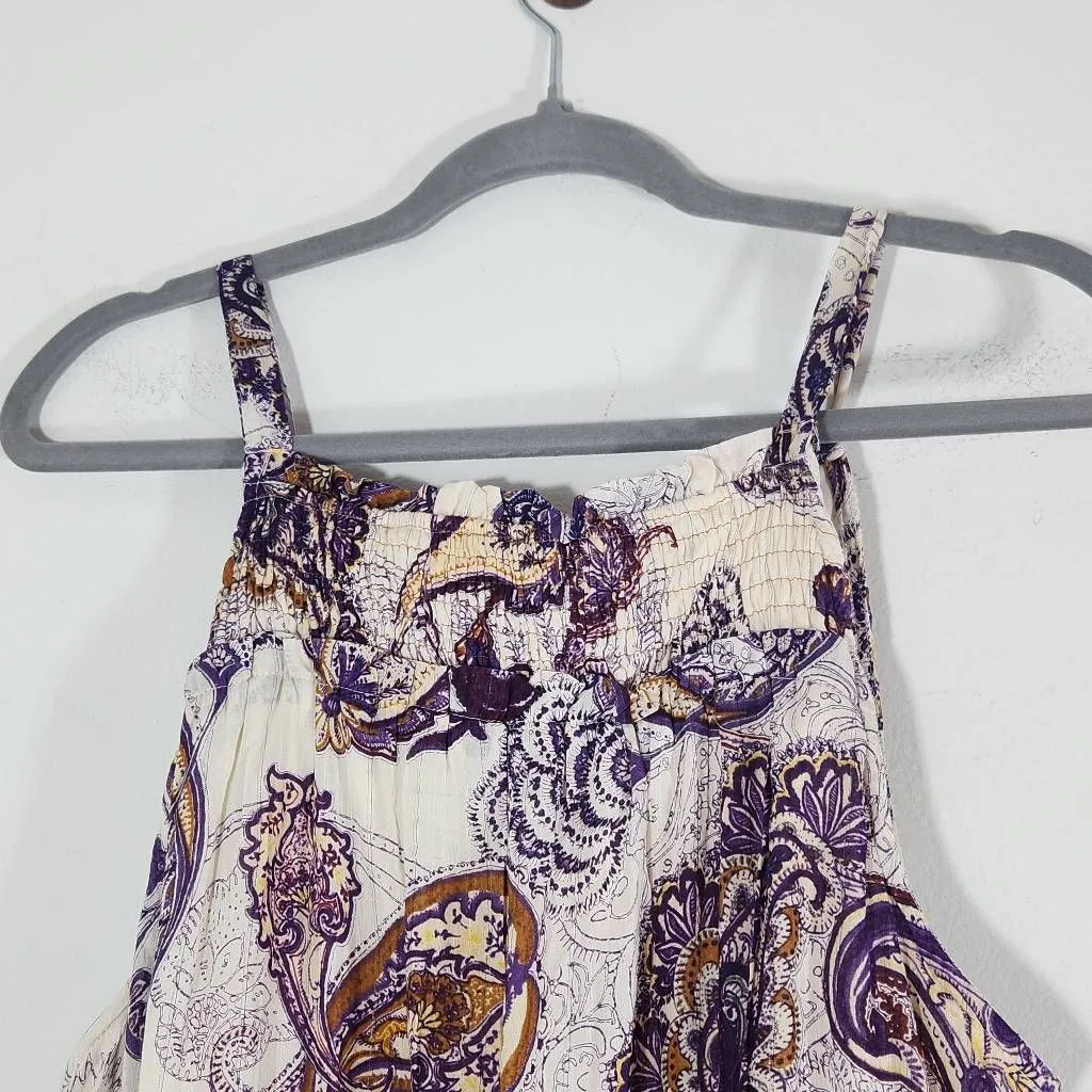 Band of the Free Paisley Tiered Maxi Dress Size Small Wedding Guest Dress - Image 8