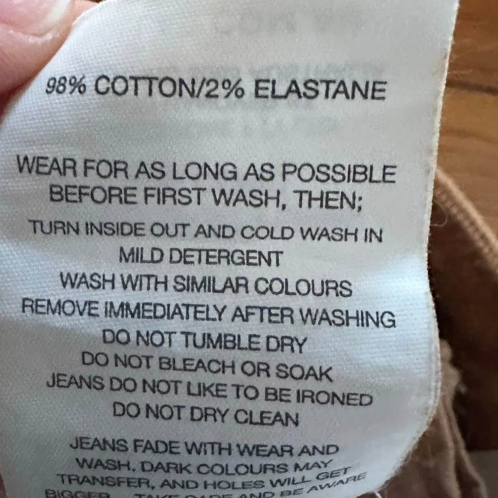 Rolla’s High Rise East Coast Flare Corduroys in Tan Size 29 Brown - Image 9