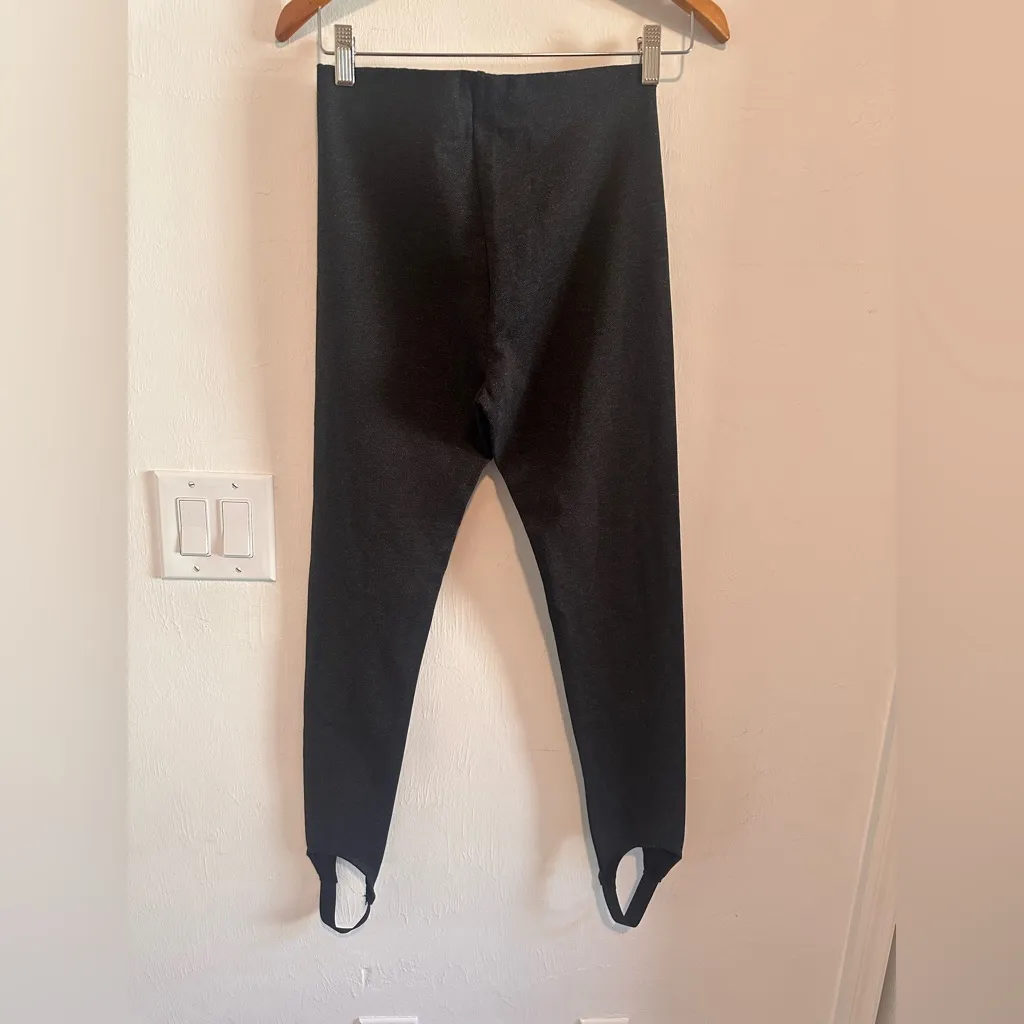 Mango Women’s Basic Fuseau Leggings in Dark Gray Sz S - Image 7