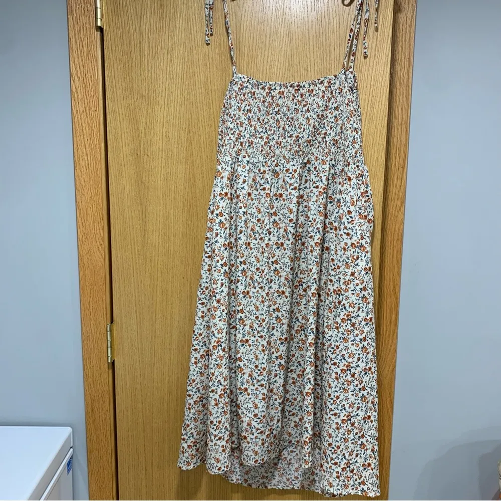 Midi Floral Dress with a Slit - Size 2 XL - Image 4