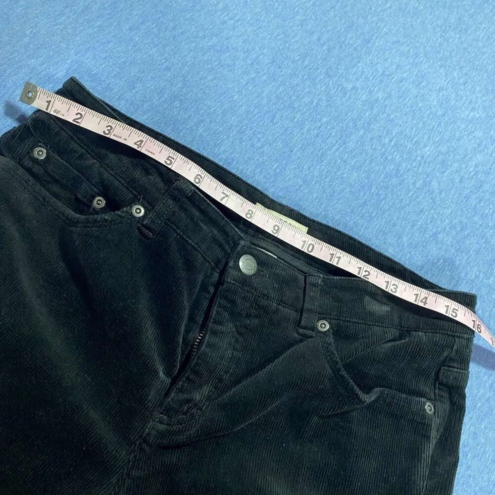 Jones New York Sport Black Corduroy Stretch Pants Size 8 - Image 6