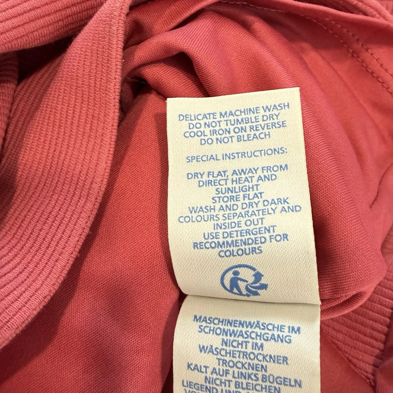 Boden Pink Short Sleeve Elsa Ottoman Ribbed Knit Sheath Dress Size 10 - Image 13