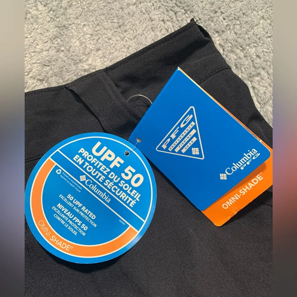 Columbia NWT  PFG black shorts 8 - Image 3