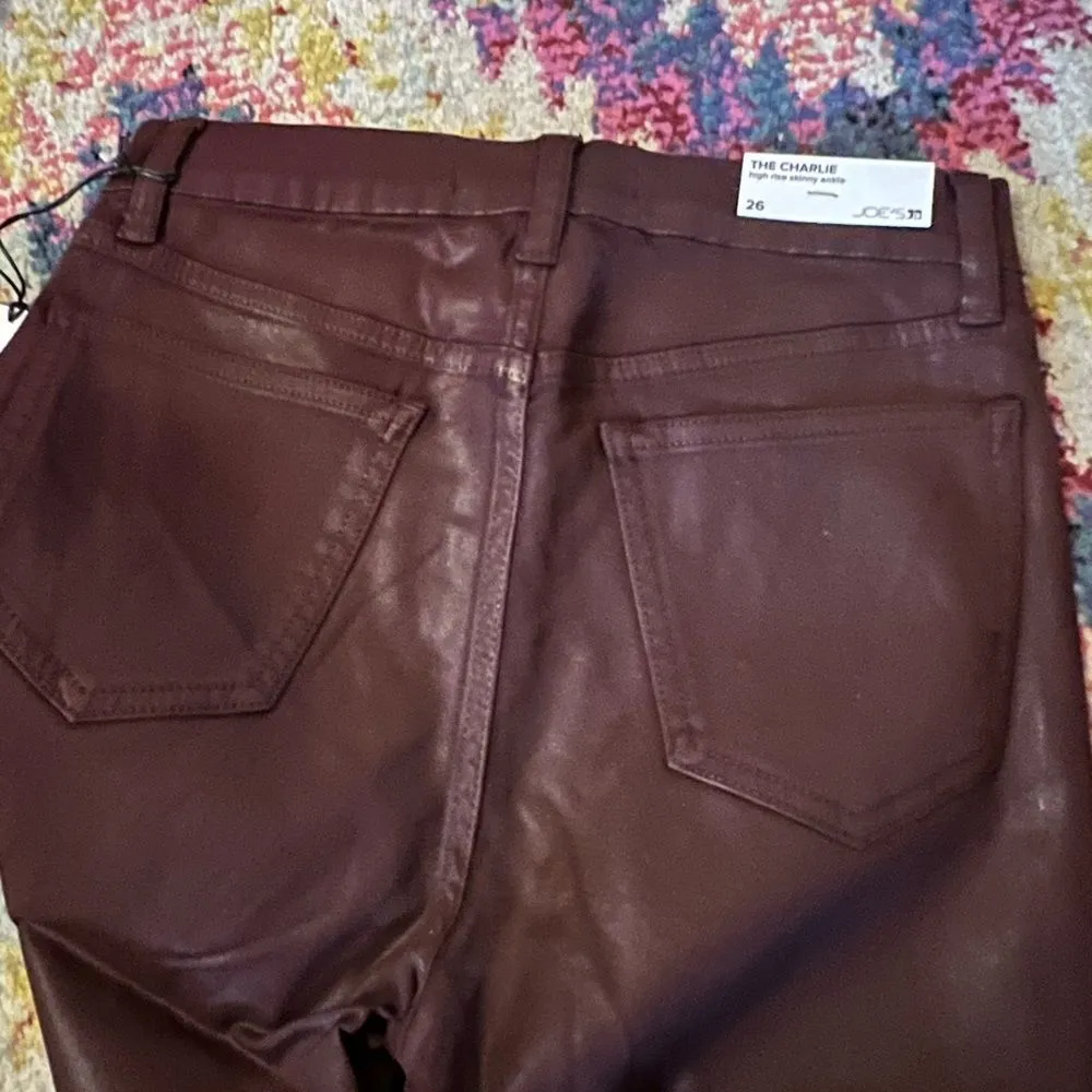 NWT joes jeans the Charlie high rise skinny ankle coated 30 - Image 10