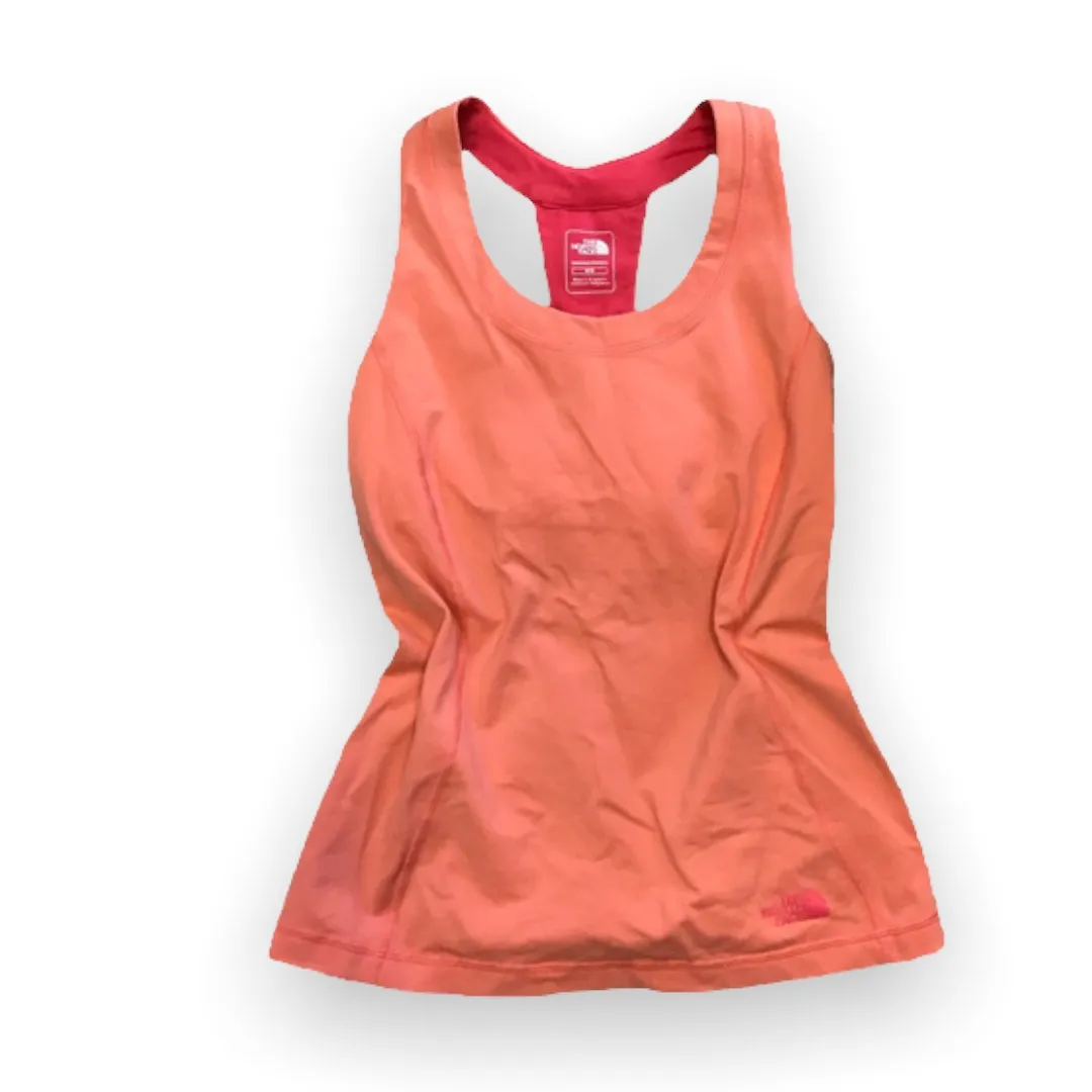 The North Face Womens Tank Top Size M Peach Coral Salmon Vapor‎ Wick Vaporwick - Image 3