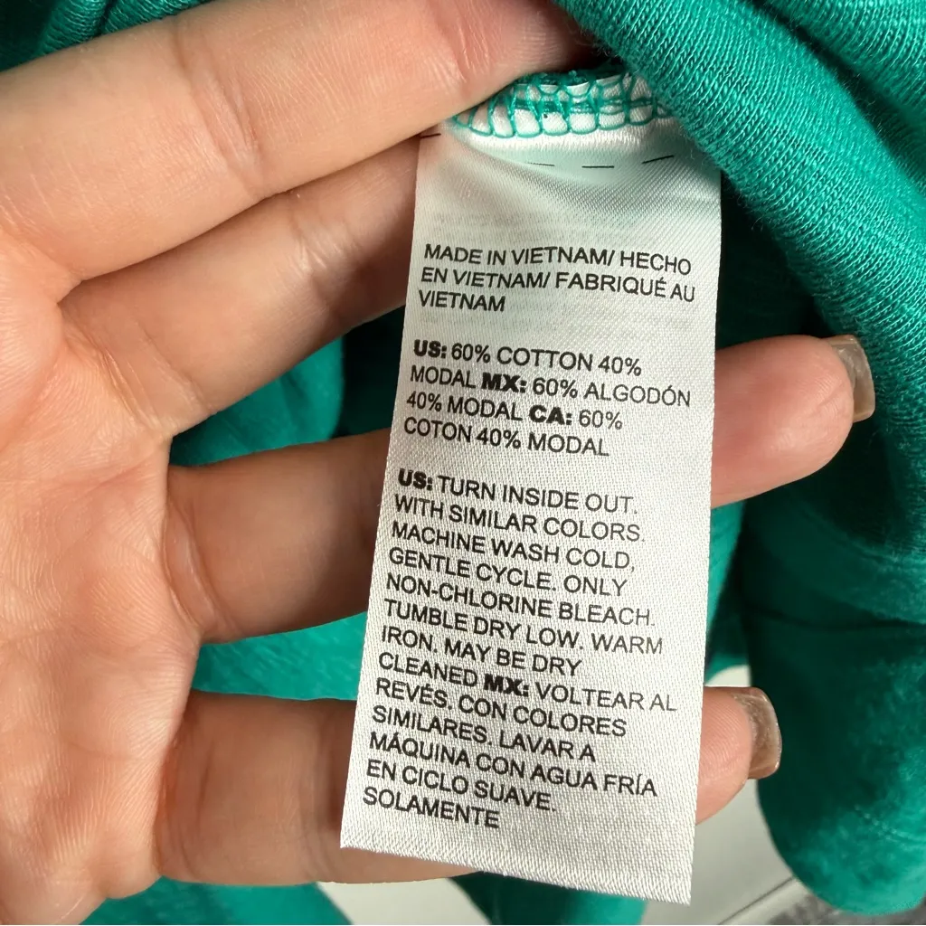 Chico's NWT Chico’s Teal Tunic Collared Pull Tab Sleeves Button Front Large Chico’s 2 - Image 4