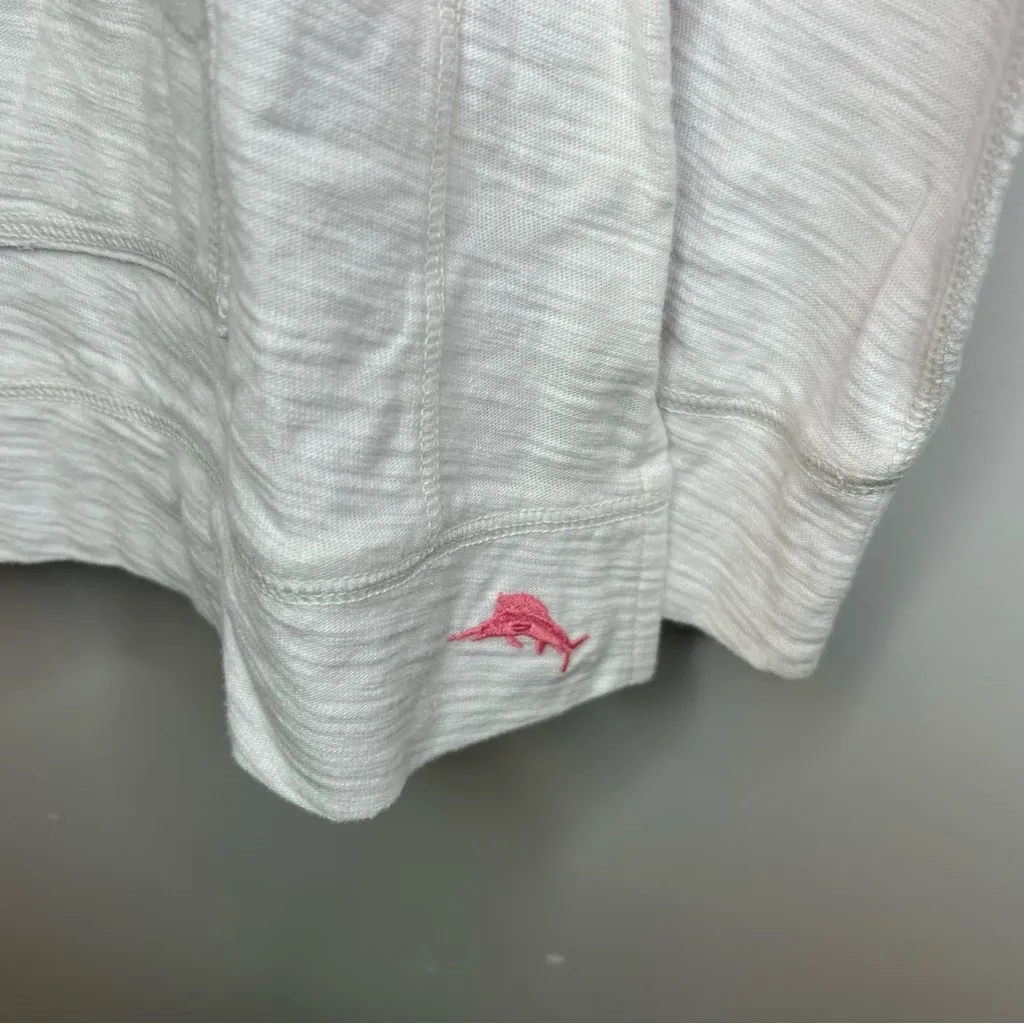 Tommy Bahama Pink Knoll Dip Dye Pullover Hoodie in Soft Flamingo Size L NWT - Image 6