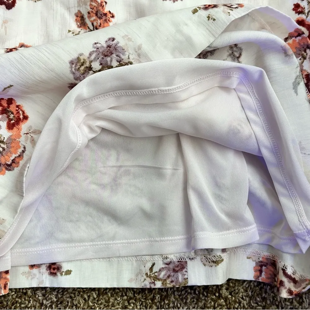 H&M x Brock Collection Bustier Corset Sweetheart Floral Dress Size Large - Image 9