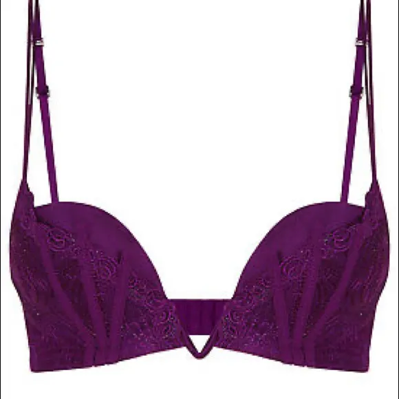 La Perla Elements Silk Lace Push Up V Bra - Image 4