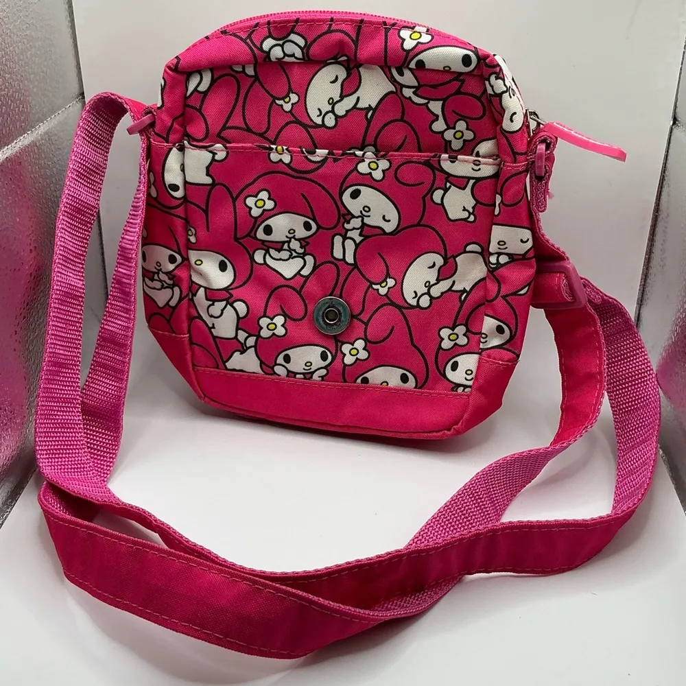 A very Awesome HTF Rare Vintage Sanrio 2013 My Melody Crossbody Handbag Pink - Image 4