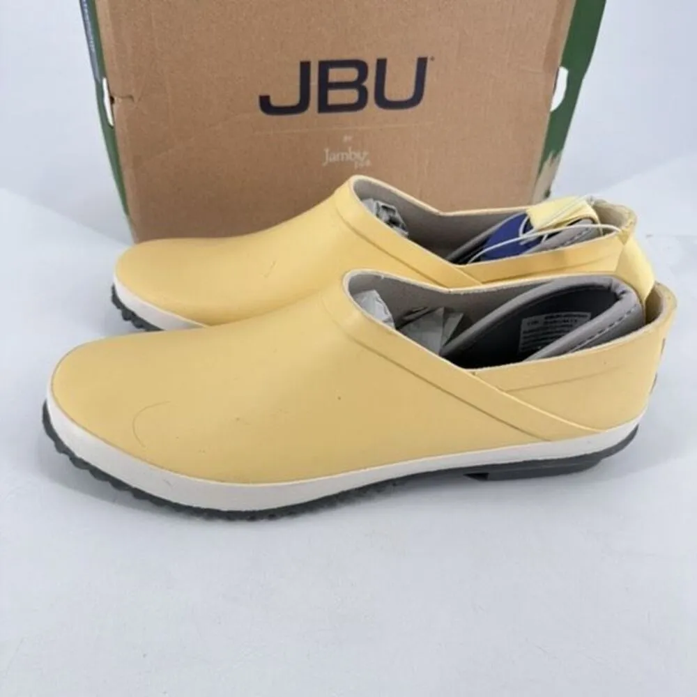 NWT JBU by Jambu Women's‎ Bumblebee Garden Ready Rain Shoes Yellow Gray Size 11 - Image 3