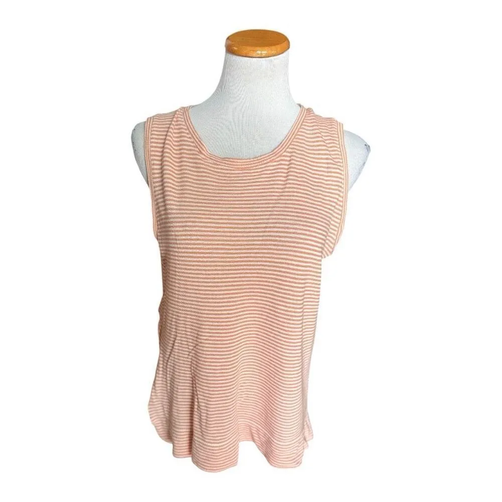 Womens Zara Collection MIxed Media Sleeveless Tank Top Blouse Top - Sz L - Image 3