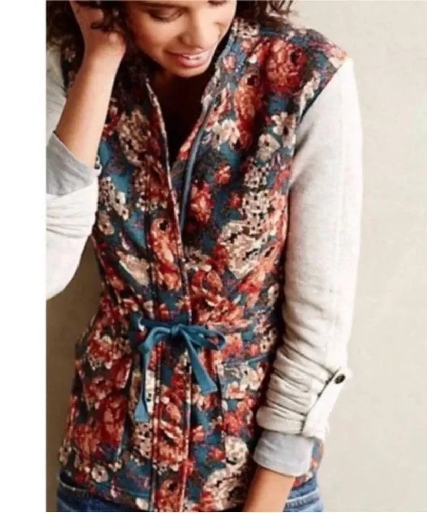 ANTHROPOLOGIE Saturday Sunday Delwyn Floral Jacket XS - Image 3