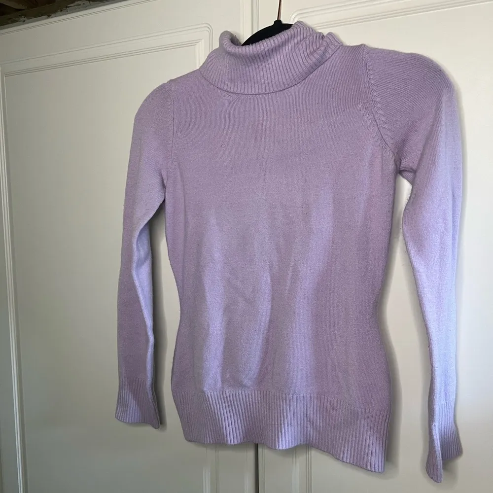 French Connection Lavender Turtleneck Sweater - Image 2
