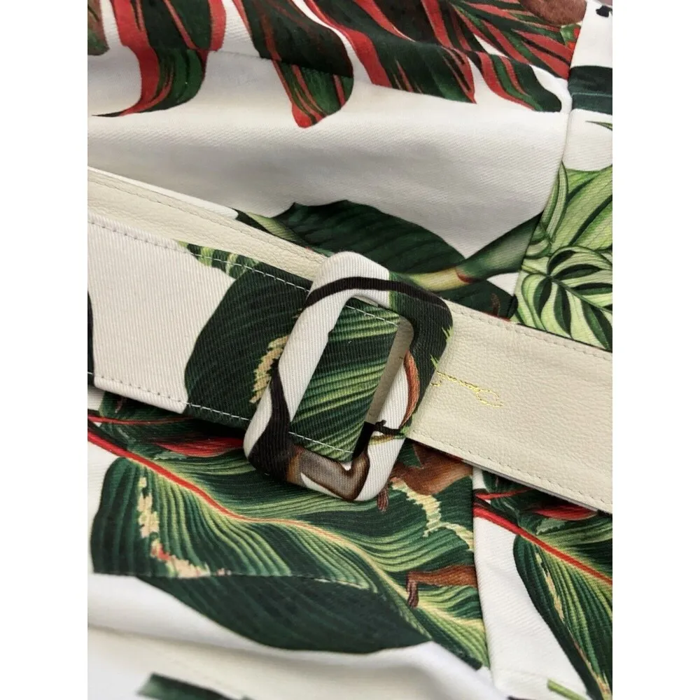 NWT Oscar De La Renta Monkey Leaf Print Dress - Image 16