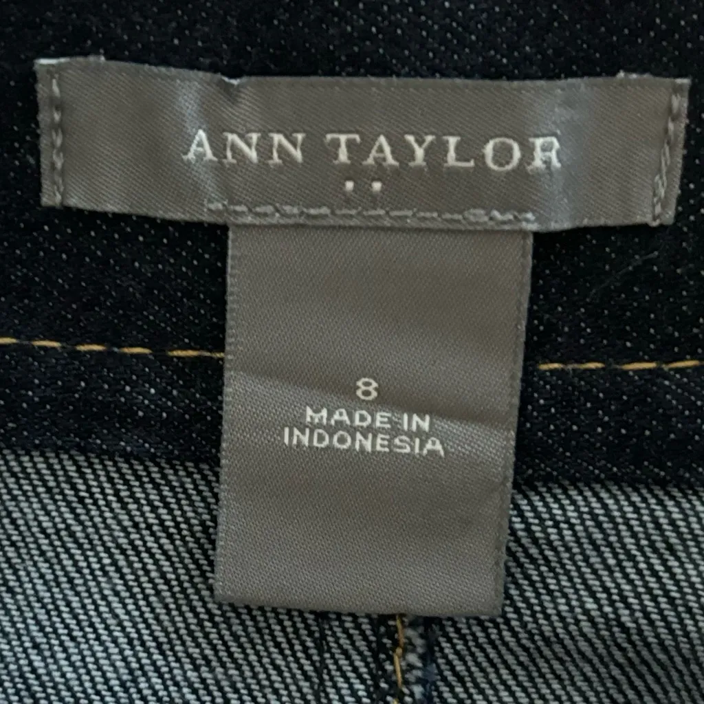 Ann Taylor Factory Denim Skirt - Image 4