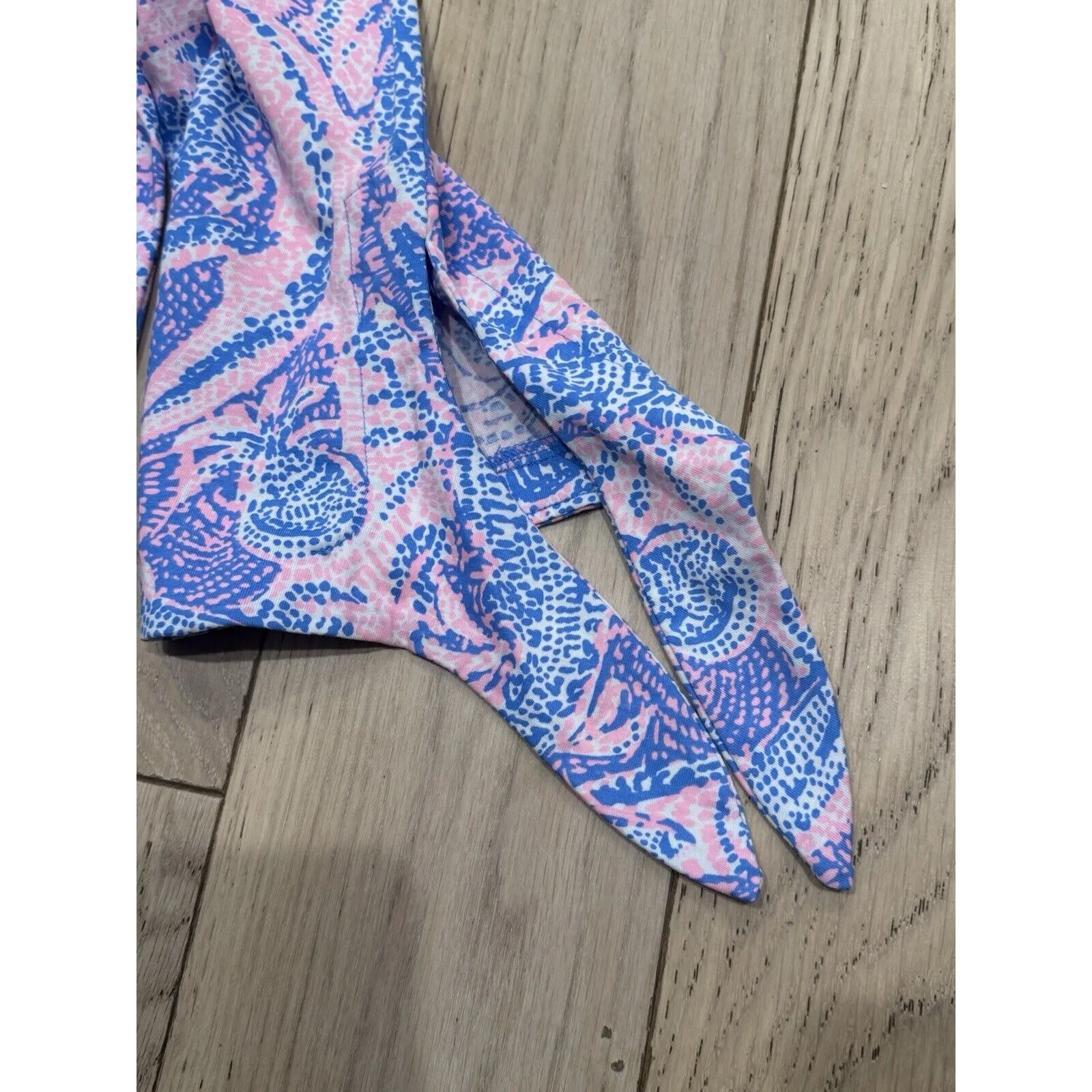 Lilly Pulitzer Size XS Preston A-Line Dress Gator Geometric‎ 100% Pima Cotton - Image 7