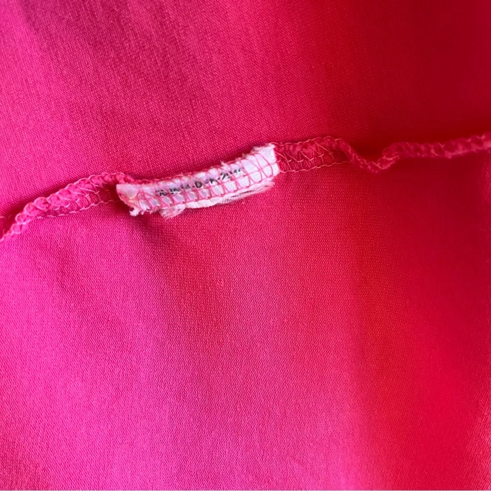 Columbia Dress Hot Pink Sleeveless Surplice Neck Dress Sz M GUC - Image 7