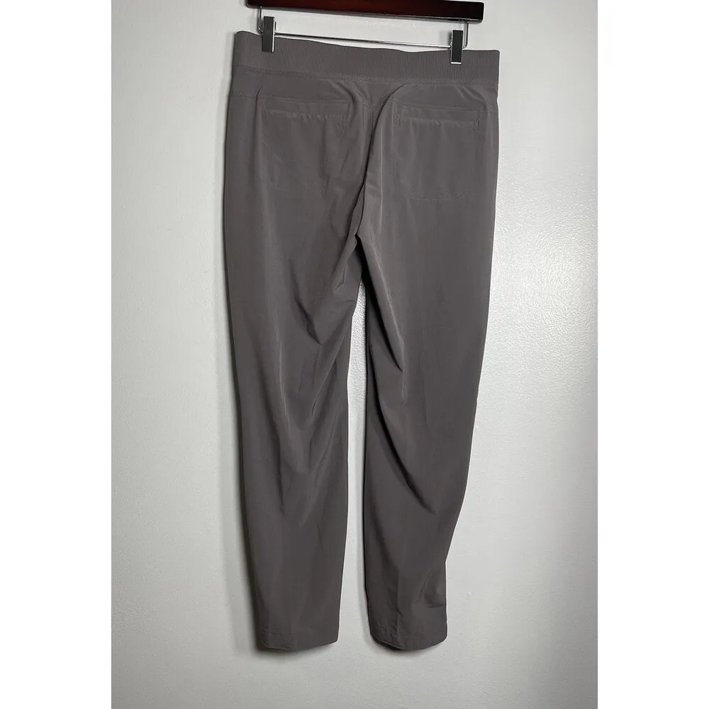 ATHLETA Midtown Ankle Pant Size 8 Silver Bells Gray‎ Jogger Travel Workout Crop - Image 4