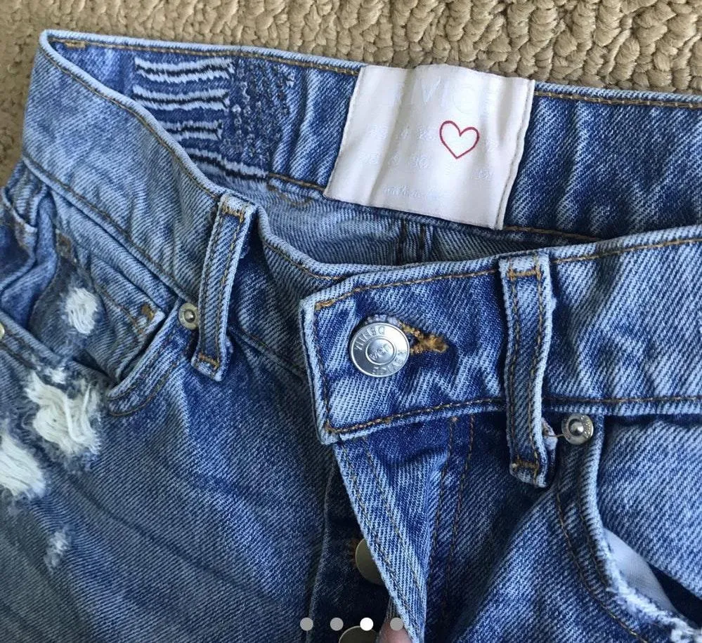 Revice Denim Distressed Skinny Jeans  - Image 4