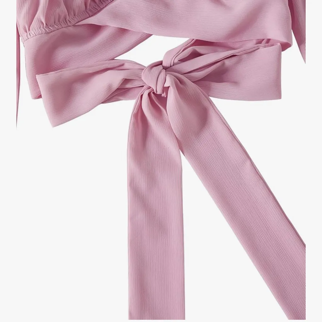 Lyaner tie back top - Image 6