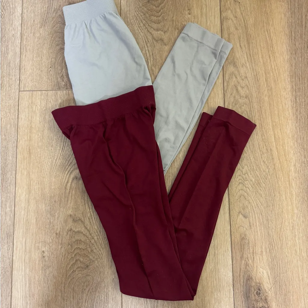 M Frederick bundle featuring a pair of stretchy and comfortable leggings Red Size undefined - Image 2