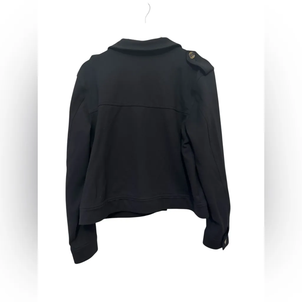 Lands End Black Ponte Vacation Jacket - Image 3