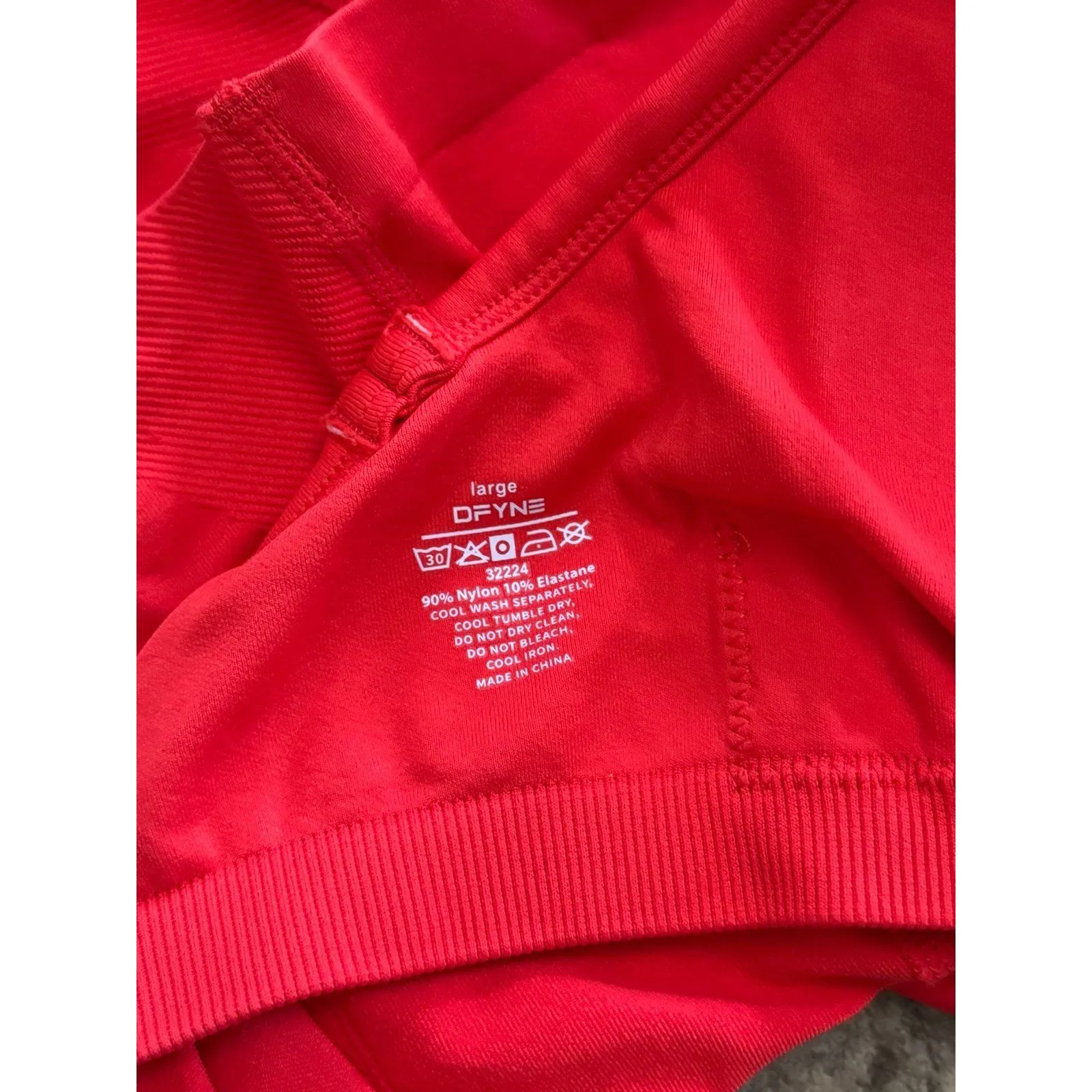 Dfyne Impact Longline Strappy Top Chilli Size Large Orange - Image 9