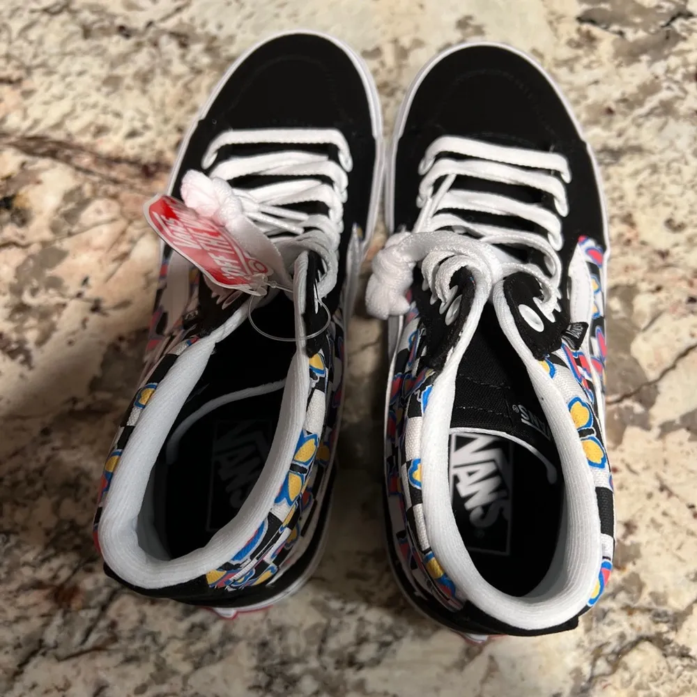 NIB! VANS “Filmore Hi”  Butterfly Checkerboard High Top Women’s Size US 9.5 - Image 9