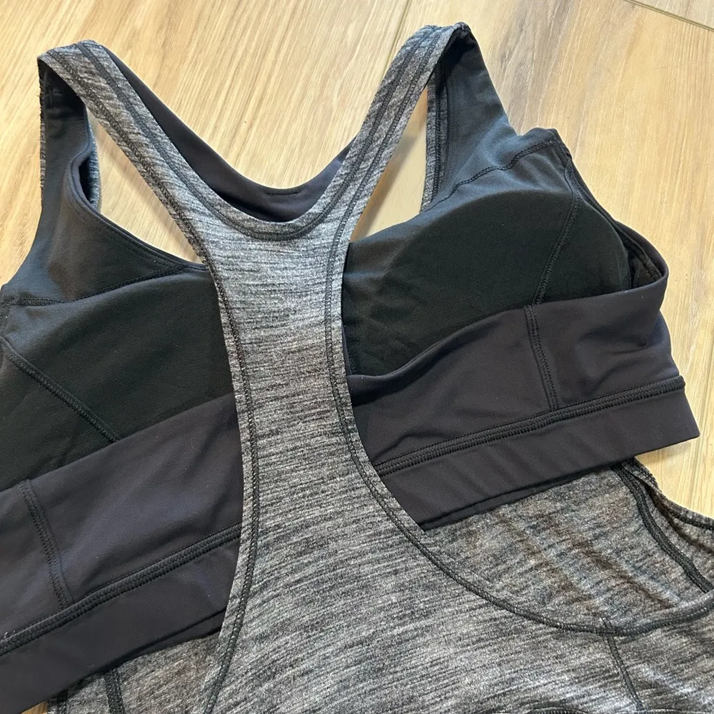 Lululemon Racerback w/Sports Bra - Size 10 - Image 9