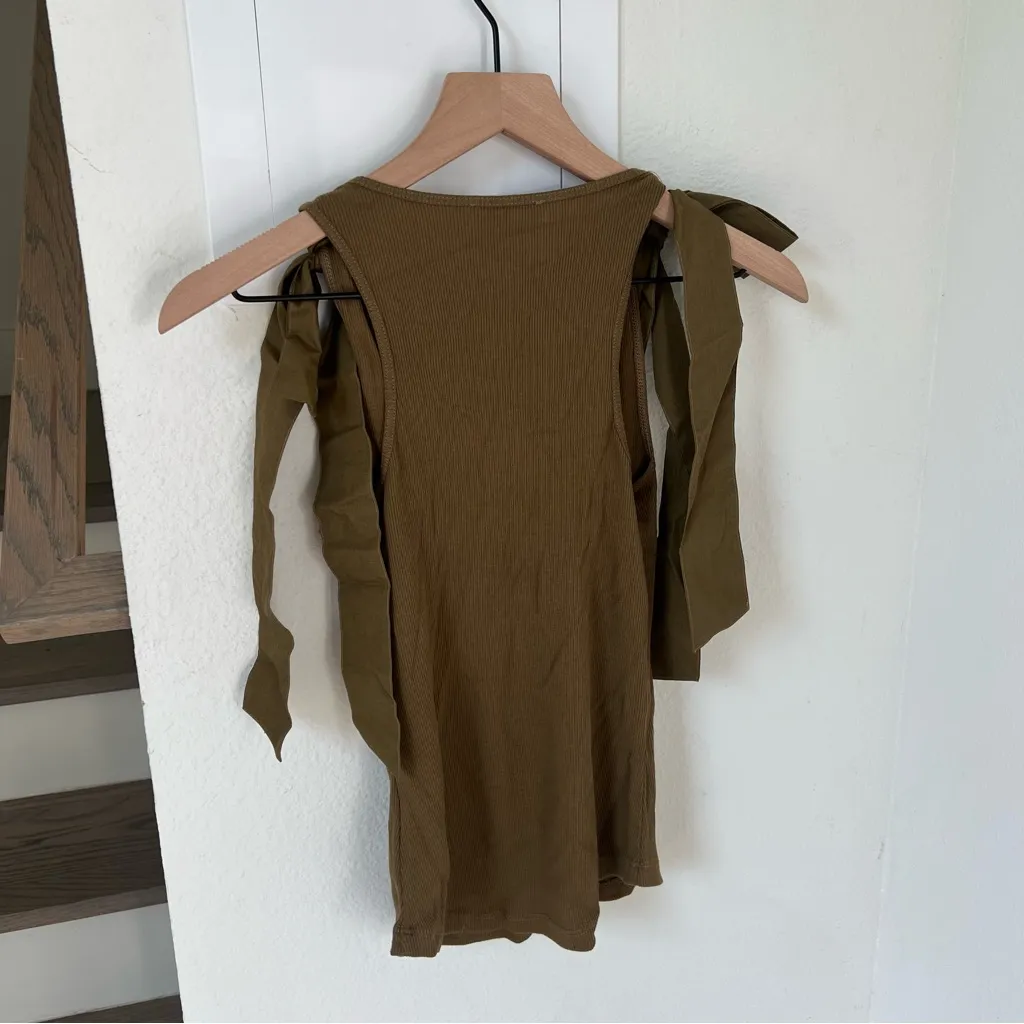 Ulla Johnson Bailey Tank Top in Cork - Image 4